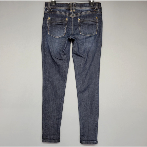 Democracy Jeans Womens 6 Blue Dark Wash Skinny Ab Technology Stretch Denim - Picture 14 of 15